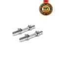 2 x Dumbbell Rod, 3ft 4ft 5ft Iron Rod ZigZag Rod High Quality Body Building Dumbel Rod Curl Rod Weight Plates Bench Press Rod. 