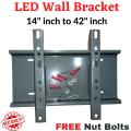 14 inch to 42 inch Universal LCD LED TV Wall Bracket Wall Mount Wall Stand Non-Movable with Free Screws and Bolts. 