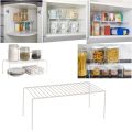 Kitchen Accessories Storage Inside Cabinet Desktop Rack Shelf Organizer. 