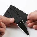 FOLDING POCKET / WALLET KNIFE: CREDIT CARD SIZE: SMALL & SHARP BLADE: SELF DEFENSE: EMERGENCY: Camping Knife. 