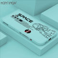 Hontinga for OPPO A5 2020 / A9 2020 Case NASA Astronaut Design Side Design Phone Case Square Edge Pattern Liquid Silicone Cases Full Cover Camera Shockproof Protective Case. 