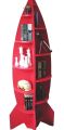 Rocket book shelve book case shelving unit novelty corner shelf. 
