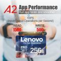 【COD+Ready Stock + FREE Shipping 】Lenovo 2TB SD/TF Flash Memory Card High Speed Class 10 1TB Micro TF/SD Card SSD A2 SD Memory Card Camera/Tablet/Dash Cam. 