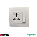 clipsal/Schneider multi socket 2024 Schneider international socket c-vivace multi socket. 