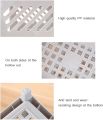 Kitchen Rack Plastic Double Layer Plastic Foldable Rack, Hollow Shelf Stationary Stand Box. 