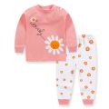 baby girls pajamas fashion sleepwear set 2pcs/set cotton pajamas set with long pants warm pajamas for age 6m-5y. 