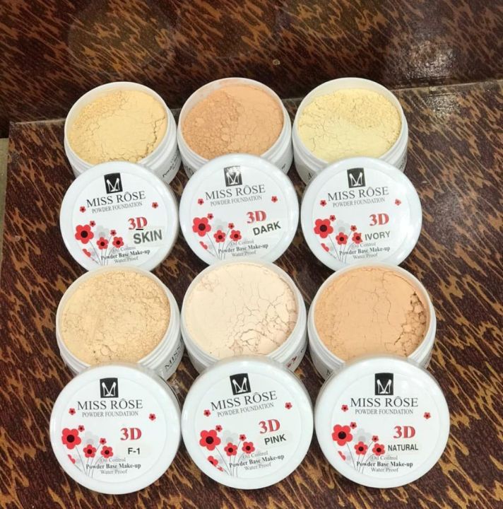 Infinity Base Powder Foundation Base Loose Powder 3D – Oil Control waterproof | Daraz.pk