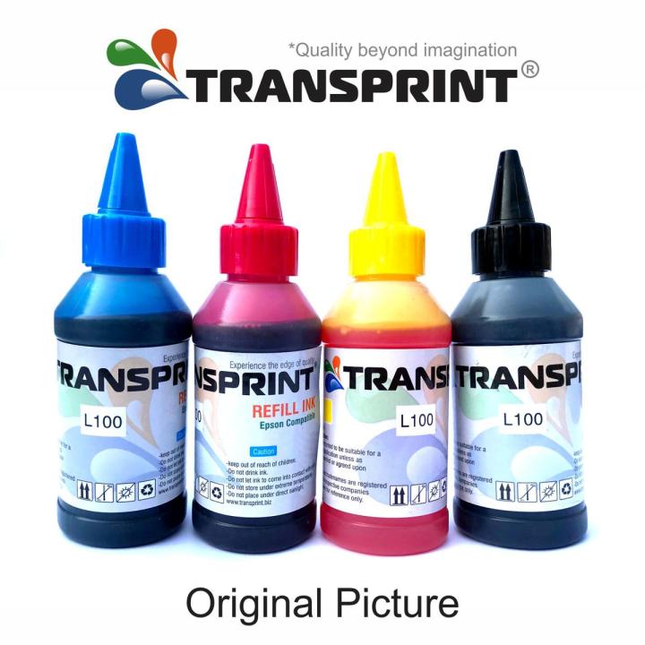 Best Quality Printer Refill Ink - 4 Colors - 100ml For Epson, Canon, Hp ...