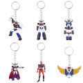 Mazinger Z Keychain UFO Robot Grendizer Logo Key Chain for Men Car Keyring Jewelry Gift. 