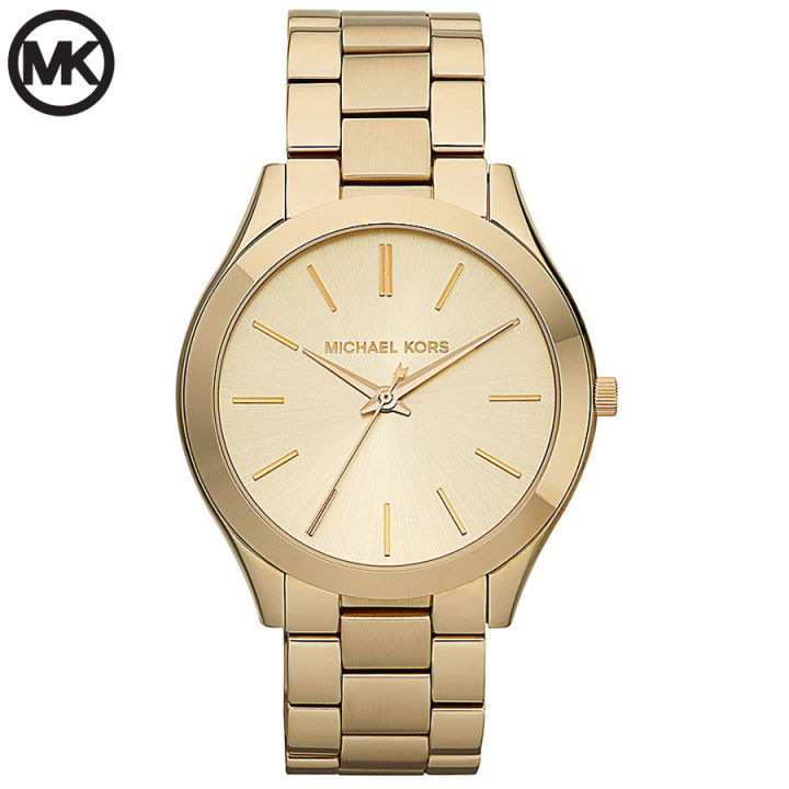 Michael Kors Runway Gold Dial Gold stainless steel Ladies Watch MK-3179