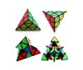 Pyramid Speed Cube 3x3 Pyraminx Puzzle Triangle Twist Magic Cube Black. 