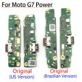 Original New For Motorola moto G6 play G7 Play Power USB Charger Charging Port Micro Dock Connector Flex Cable Board Repair Part. 