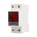 63A Adjust Voltage Relay over Under Voltage Protector over Current Limit Wattmeter KWH Energy Meter Power Comsumption. 