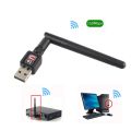 WiFi Wireless Network Card USB 2.0 150M 802.11 b/g/n LAN Adapter with rotatable Antenna for Laptop PC Mini Wi-fi Dongle. 