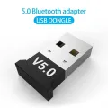 USB Bluetooth Adapter, Low Power USB Bluetooth 5.0 Adapter, Wireless Audio Music Stereo Receiver, Bluetooth 5.0 Dongle, Bluetooth 5.0 USB Adapter for PC for Desktop, Laptop. 