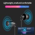Noise Reduction Headphones with Microphone 3.5mm Wired Earphones Sleeping Headphone Give You a Good Sleep Black White. 