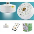 DP 30 LEDs Rechargeable Bulb 4 Hours Backup With Remote (E27). 