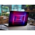 Design, neon, abstract, light, background, room Laptop Back Skin-Laptop Skin Vinyl Sticker Decal, 13 13.3 14.6 15 15.4 15.6 inch Laptop Skin Sticker Cover. 