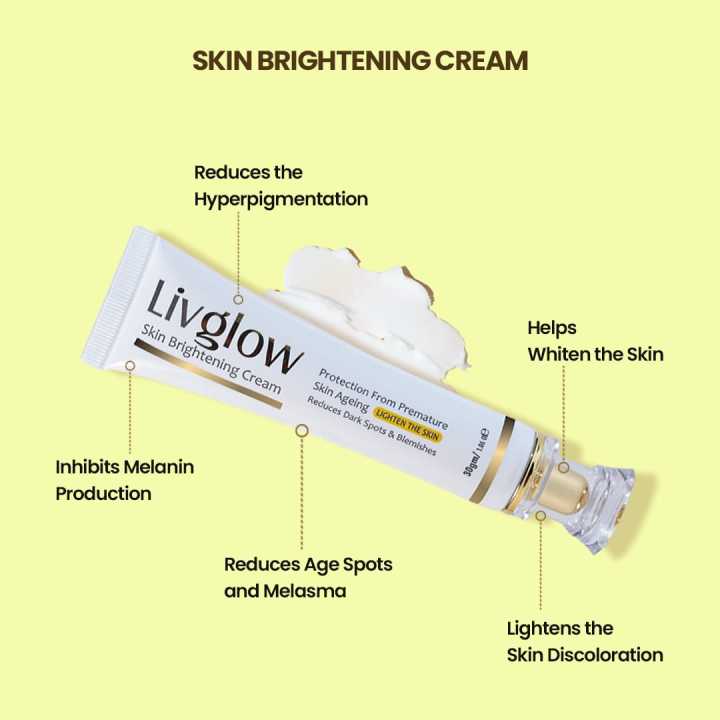 LIVGLOW%20Skin%20Brightening%20Cream%20-%2030gm%20-%20Unisex%20(Men%20&%20Women),%20Best%20Night%20Cream,%20Protection%20from%20Premature%20Skin%20Ageing,%20Lighten%20the%20Skin,%20Reduces%20Dark%20Spots%20&%20Blemishes.%20Skin%20Glow%20Cream,%20Treat%20Freckles,%20Original%20Cream%20-%20Image%204