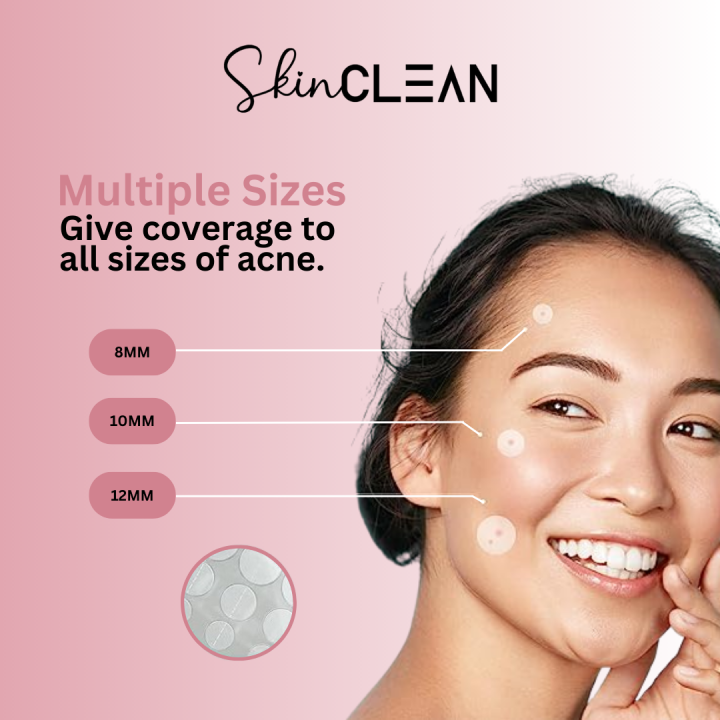 SKINCLEAN%20(48%20Count)%20Pimple%20Patches%20Acne%20Hydrocolloid,%20Clear%20Blemish%20Stickers,%20infused%20with%20Salicylic%20Acid%20&%20Tea%20Tree%20Oil,%20Waterproof,%20Mighty%20Miracle%20Face%20Patch,%203%20sizes%20(8-10-12mm)%20-%20Image%207