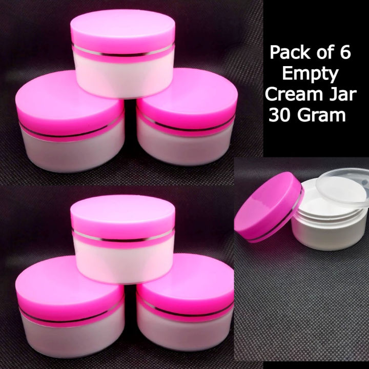 Empty%20Cream%20Containers%2030%20Gram%20Pot%20Cream%20Jars%20Refillable%20Plastic%20Cosmetic%20Containers%20-%20Image%202
