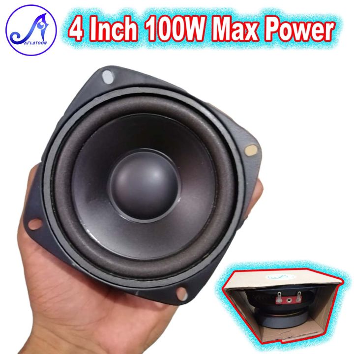 Sealed Back Cone Midrange Driver 8 Ohm 100 Watts Max Power Woofer Speaker Poly Cone Sub Woofer