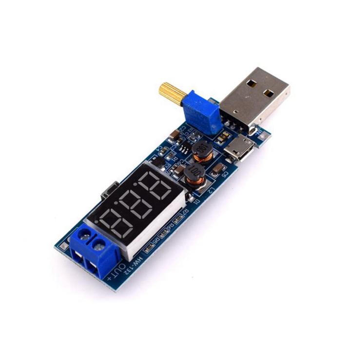 2X DC-DC 5V to 3.5V / 12V USB Step UP / Down Supply Module Adjustable Boost Buck Converter Out DC 1.2V-24V