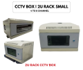 CCTV BOX Small | 2U Rack - DVR/NVR Metal Box |  4 to 8 Channel. 