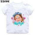 Kawaii Like Nastya Love Cat Graphic Cartoon Kids T-Shirts Funny Girls Clothes Baby Boys T shirt Summer Children Tops,ooo5483. 
