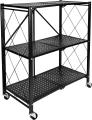 Metal 3 Layer Foldable Kitchen Trolley,kitchen organiser / foldable trolley for kitchen or rooms. 