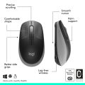 LOGITECH M190 FULL-SIZE WIRELESS MOUSE Black. 