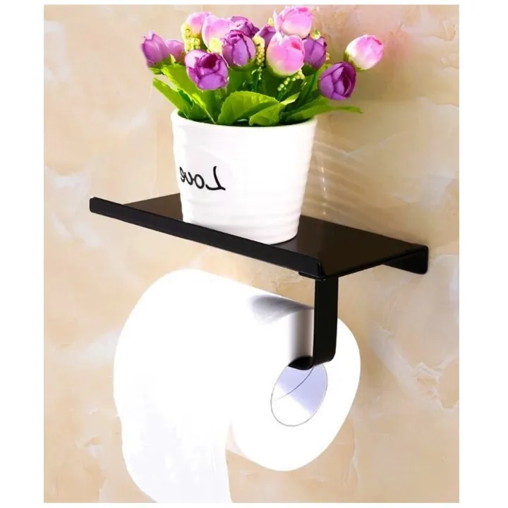 Wall%20Mount%20Kitchen%20Tissue%20paper%20Roll%20holder%20Organizer%20With%20Mobile%20Rack%20Shelf%20-%20Image%203