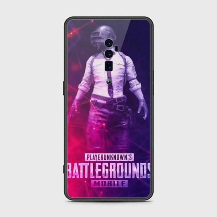 Oppo Reno 10x zoom` Cover - SkinLee HQ Infinity Glass Case (Soft) - Animated PUBG - SKINLEE-497-1-862-334