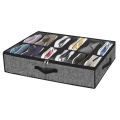 Dust-Proof 12 Grids Shoes Storage Bag / Nonwoven Transparent Shoes Cabinet - ANPI TEXTILE. 