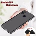 lthmy for Realme 3 RMX1825 RMX1821 Flexible Soft Matte Black Crystal Clear Phone Case Silicone Protective Back Cover. 