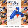 20W Mini Hot Melt Glue Gun with 10 Glue Sticks | Fast Heating DIY Glue Gun | Electric Hot Glue Gun for Crafts, School Projects & Home Repair. 