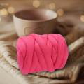 250G Chunky Yarn Giant Yarn Thick 13-15.3 Yards Soft Bulky Yarn Tube Yarn for Finger Weave Arm Knitting Roving Crochet Pet Bed and Bed Fence. 