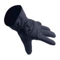 Real Leather Gloves Winter Fleece Lined Soft Comfy Cycle Driving Thermal Gloves, SheepskinWinter Leather Gloves Black Leather Biker Gloves for Men Motorbike winter gloves. 