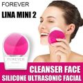 FOREVER FACE MASSAGER mini 2 Facial Cleansing Brush, Gentle Exfoliation and Sonic Cleansing for All Skin Types | Makeup Remover | (Colour as per availability). 
