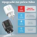 Smart Socket EU 16A 20A AC240V Wifi Smart Plug Power Outlet Alexa Google Home Voice Control For Tuya Smart Life APP. 