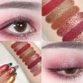 Beauty Glazed Perfixt 18 Color Eyeshadow Palette, Pearly Finish Earth Color Tone,Long Lasting Natural Blendable ,Gifts For Women. 