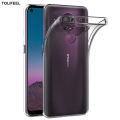 yaSoft Silicone Case For Nokia 3.4 5.4 7.3 Clear Shockproof TPU Bumper Transparent Phone Back Cover For Nokia 5.4 7.3 Coque. 