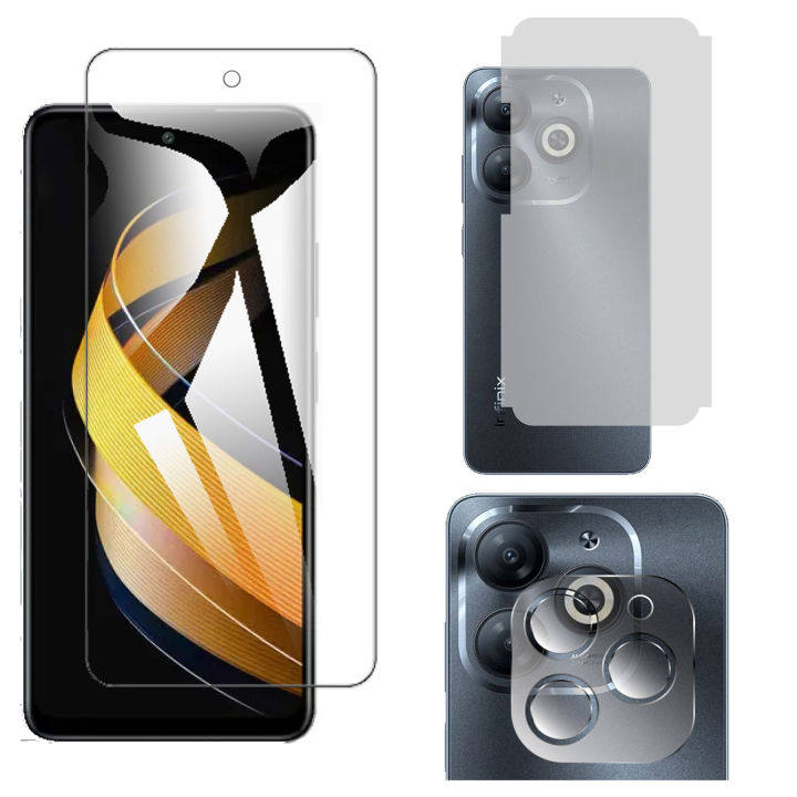Infinix%20Smart%208%20Pro%20Protective%20Combo%20Deal:%20Tempered%20Glass%20Screen%20Protector,%20Back%20Matte%20Skin,%20Back%20Camera%20Protector%20-%20Image%205
