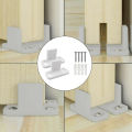2pcs Sliding Barn Door Floor Guide Adjustable Stay Roller For Bottom Of Sliding Door Anti Swinging Furniture Hardware Accessory Nicle. 