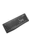 MONSTER Airmars KM1 USB Wired Keyboard Concave Convex Key Cap Design - Black. 