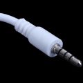 2X White USB Data Sync Cable Lead for Apple iPod Shuffle 1St 2Nd Gen Charger. 