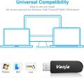 Vanja SD Card Reader, Micro USB OTG Adapter and USB 2.0 Portable Memory Card Reader for SD TF SDXC SDHC MMC RS-MMC Micro SD Micro SDXC Micro SDHC Card and UHS-I Cards. 