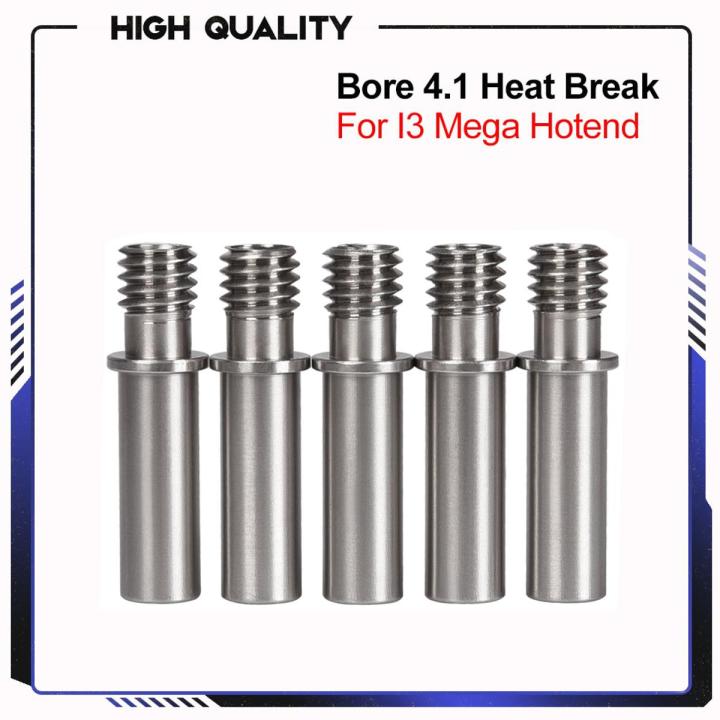 Parts Bore 4.1mm Heat break I3 Mega Hotend V5 J-head throat 7.5*26mm for Anycubic I3 Mega Mega-S Upgrade Parts