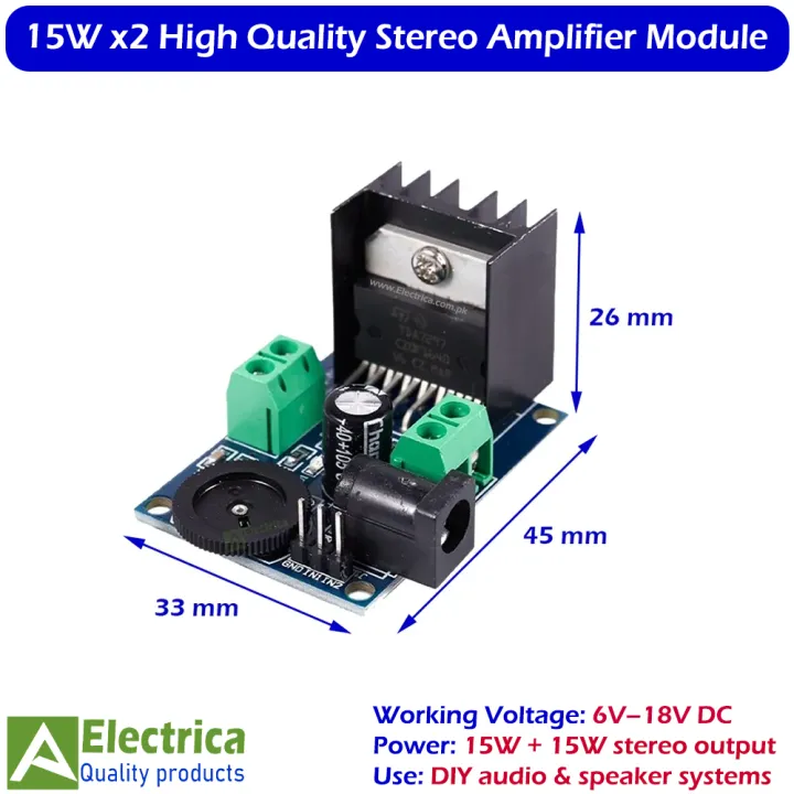 TDA7297%2015W+15W%20Stereo%20Audio%20Amplifier%20Board%206V%E2%80%9318V%20Dual%20Channel%20Power%20Amplifier%20Module%20High%20Quality%20by%20Electrica%20-%20Image%204