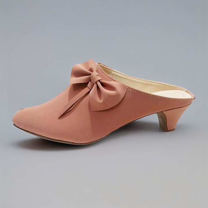 Pump Shoes for Women Girls with Tie Knot – Elegant Party Wear